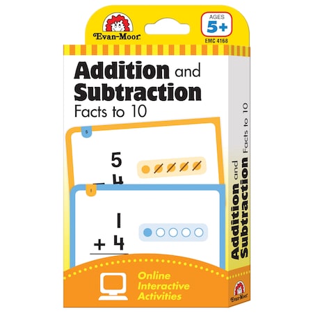 Evan-Moor Learning Line: Addition and Subtraction Facts to 10, Grade 1+ 4168